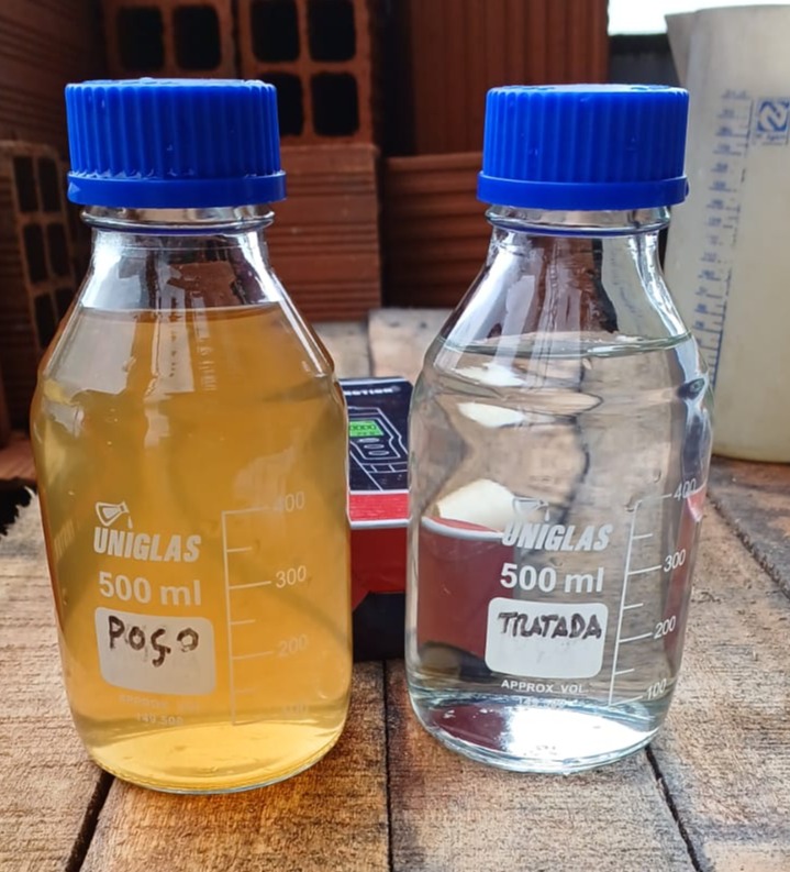 Filtro Ferro e Manganês, cor, turbidez, alumínio, dureza, contaminação microbiológica